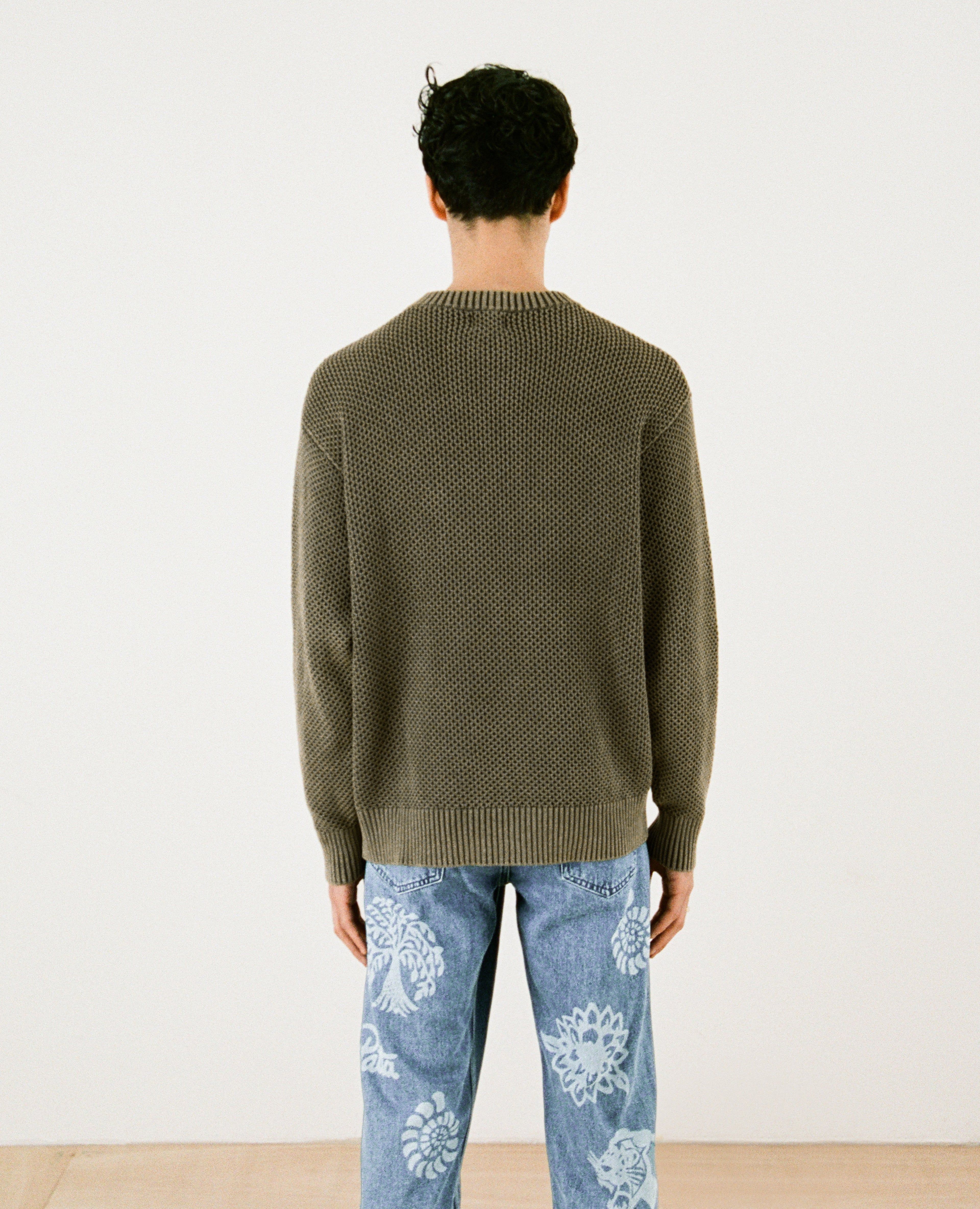Patta Honeycomb Knitted Sweater (Deep Depths) sold by Patta product image thumbnail 5