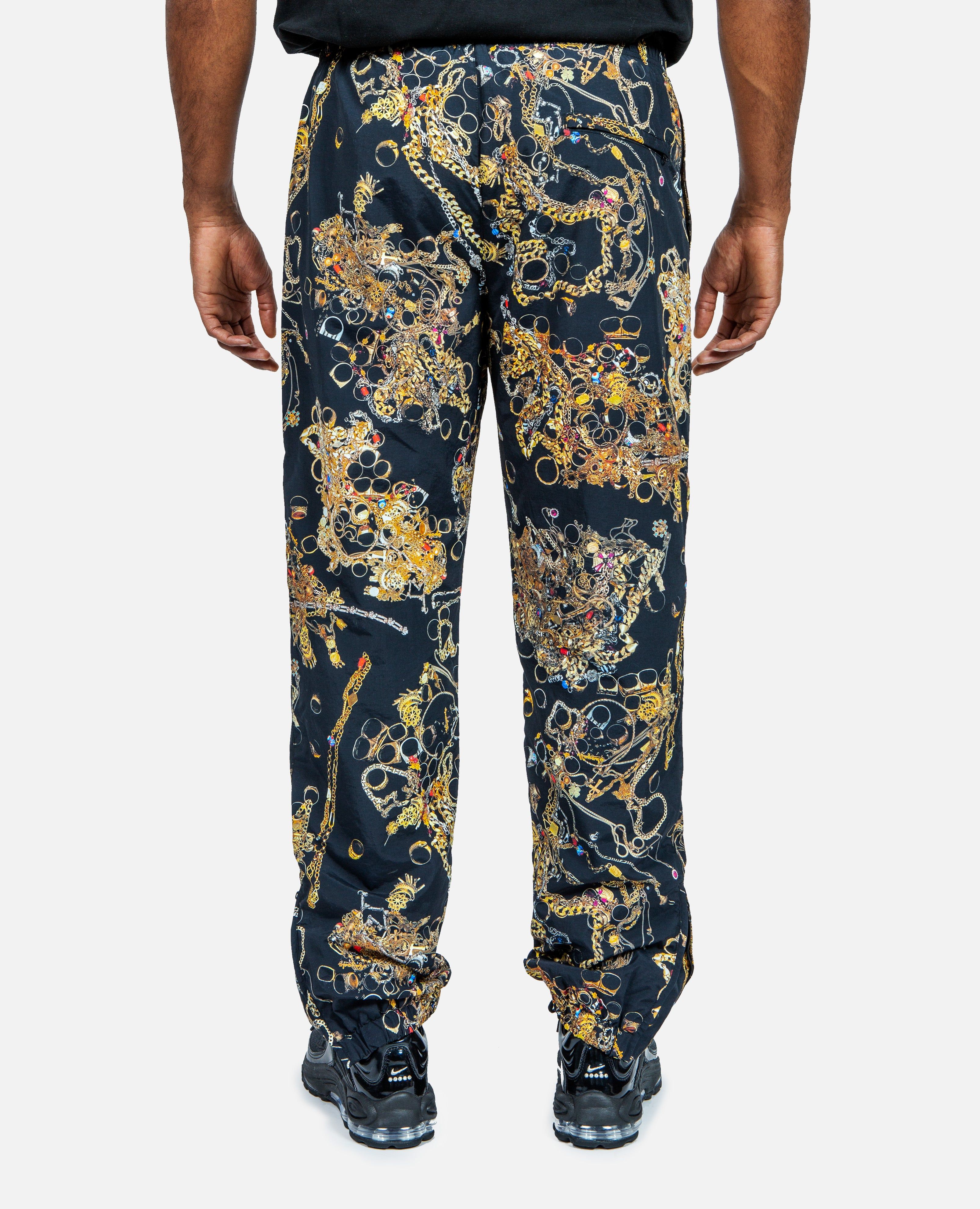 Patta Chains Track Pants (Black/Chains AOP) sold by Patta product image thumbnail 8