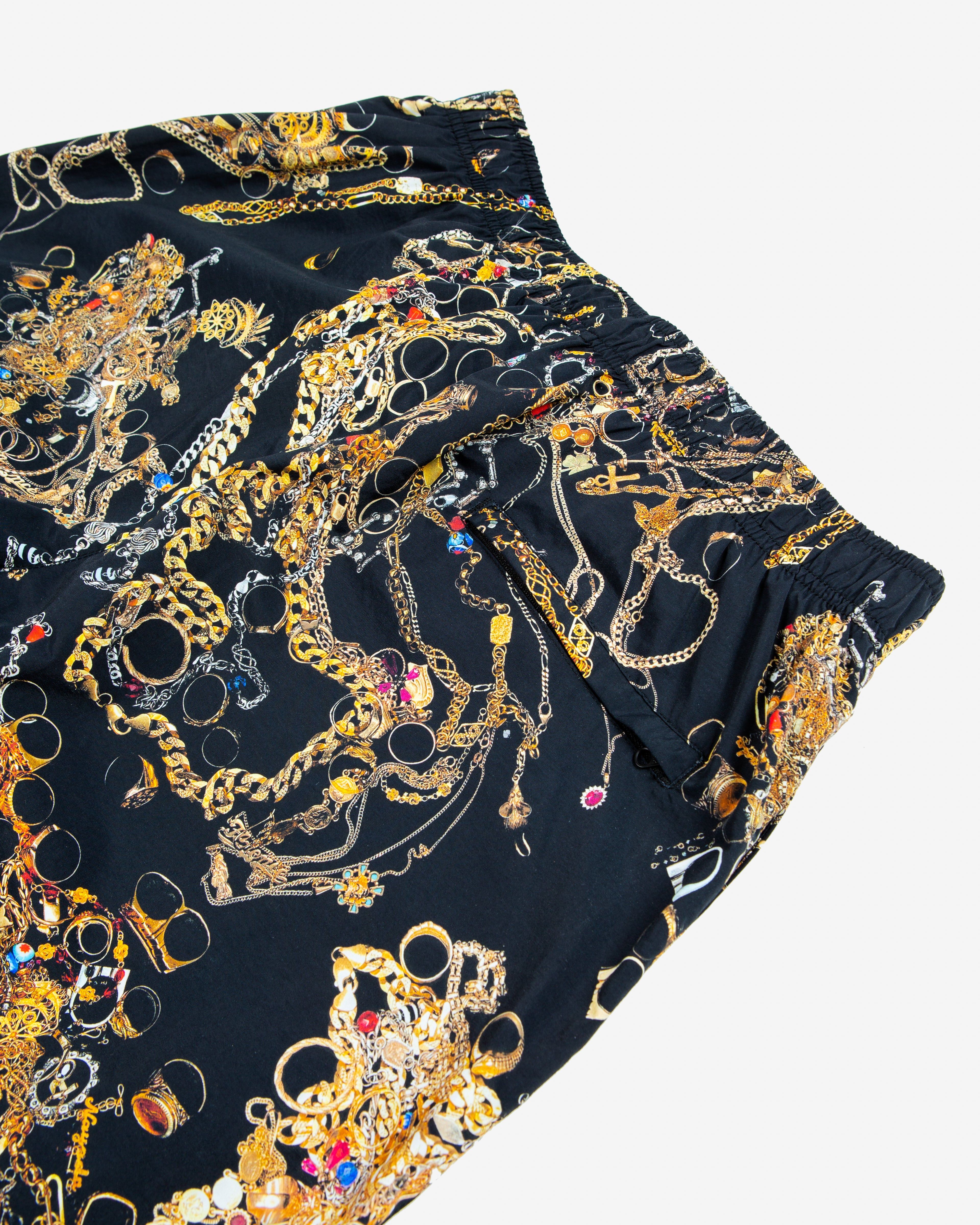 Patta Chains Track Pants (Black/Chains AOP) sold by Patta product image thumbnail 3