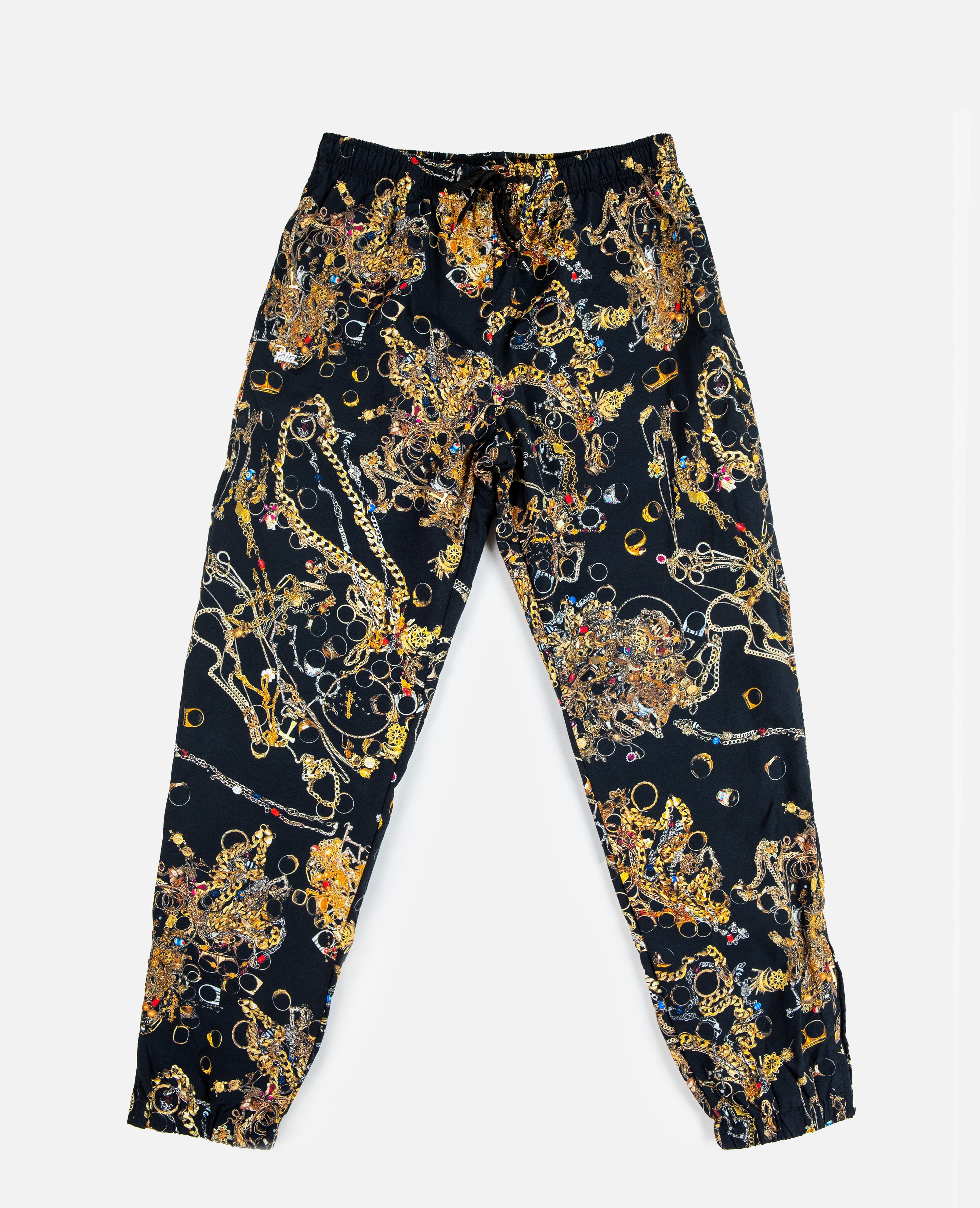 Patta Chains Track Pants (Black/Chains AOP) sold by Patta product image thumbnail 9