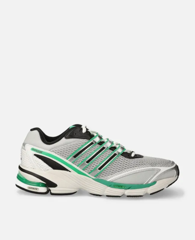 adidas Supernova Cushion 7(Matte Silver/Core Black/Surf Green) sold by Patta