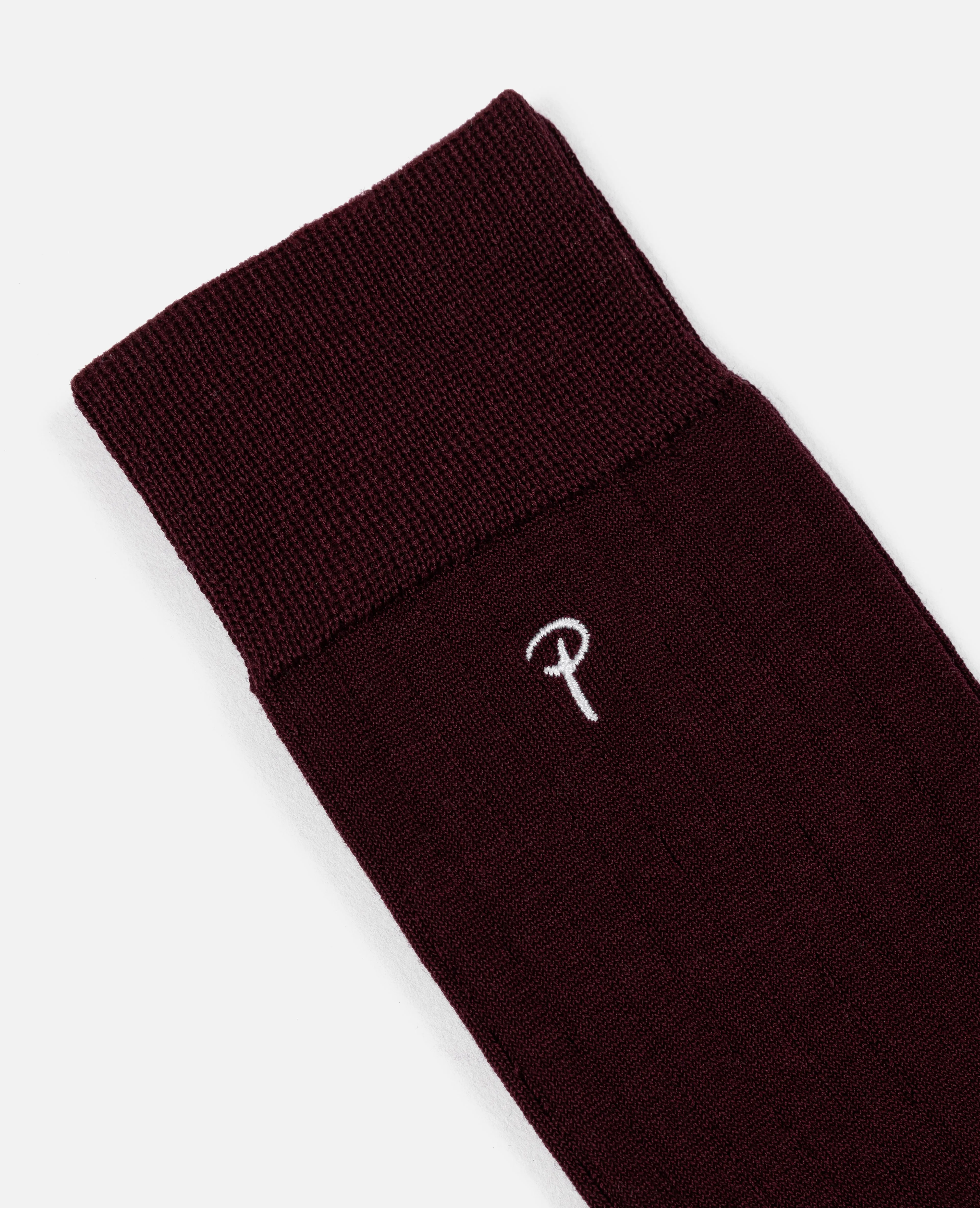 Patta Basic Dress Socks (Bordeaux) sold by Patta product image thumbnail 4