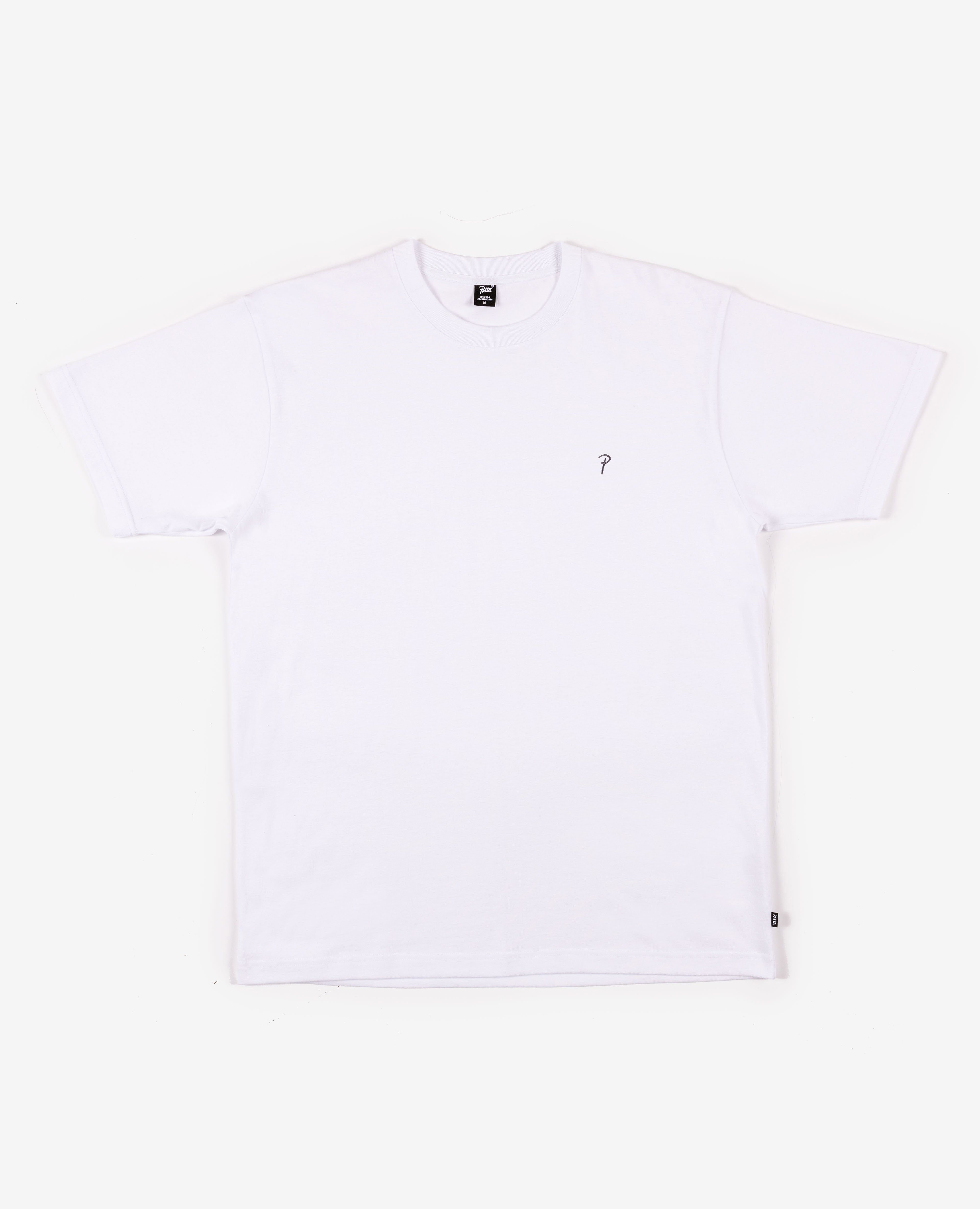 Patta Basic Script P T-Shirt (White) sold by Patta