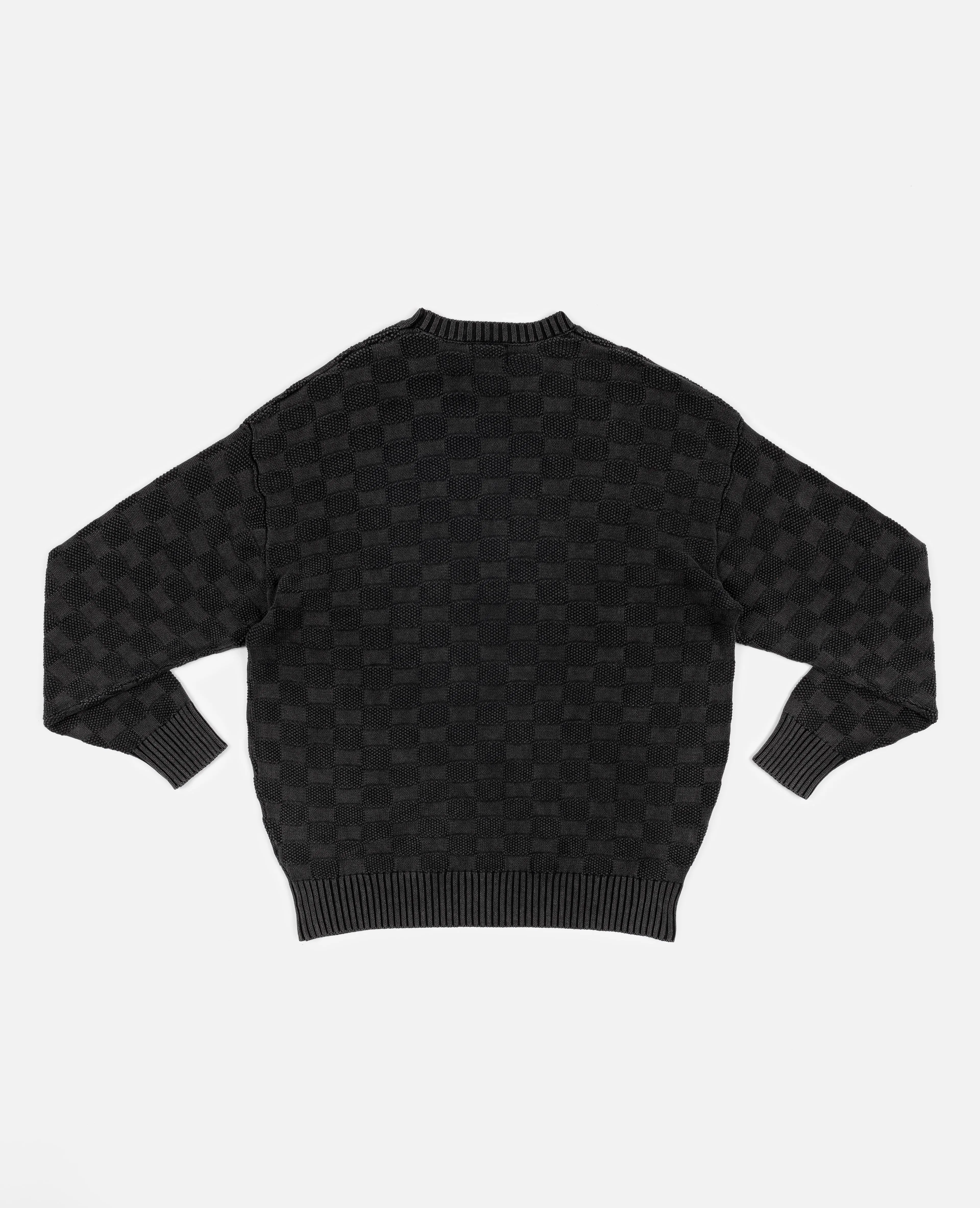 Patta Purl Ribbed Knitted Sweater (Pirate Black) sold by Patta product image thumbnail 5