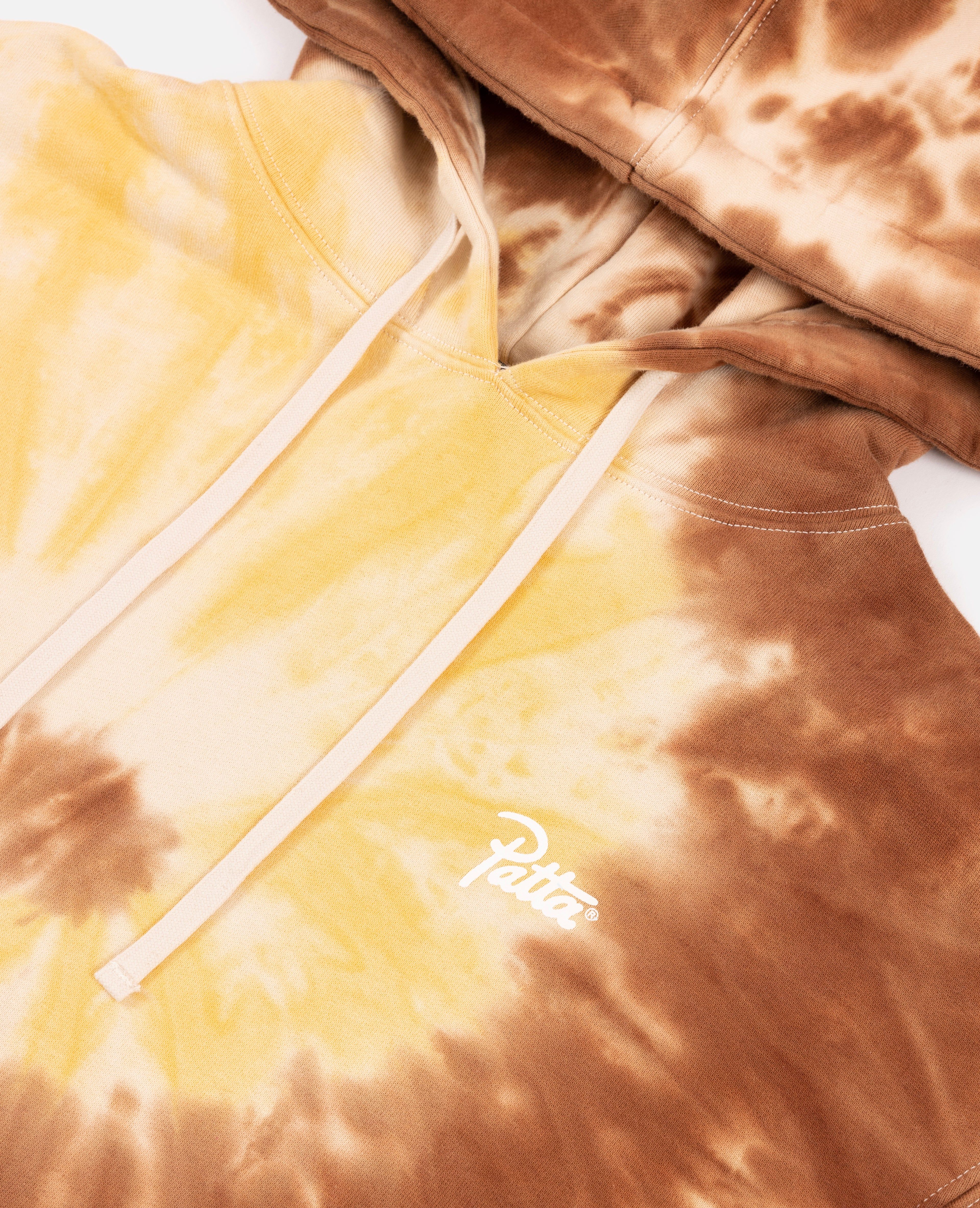 Patta Tie Dye Swirl Boxy Hooded Sweater (Tapioca) sold by Patta product image thumbnail 5