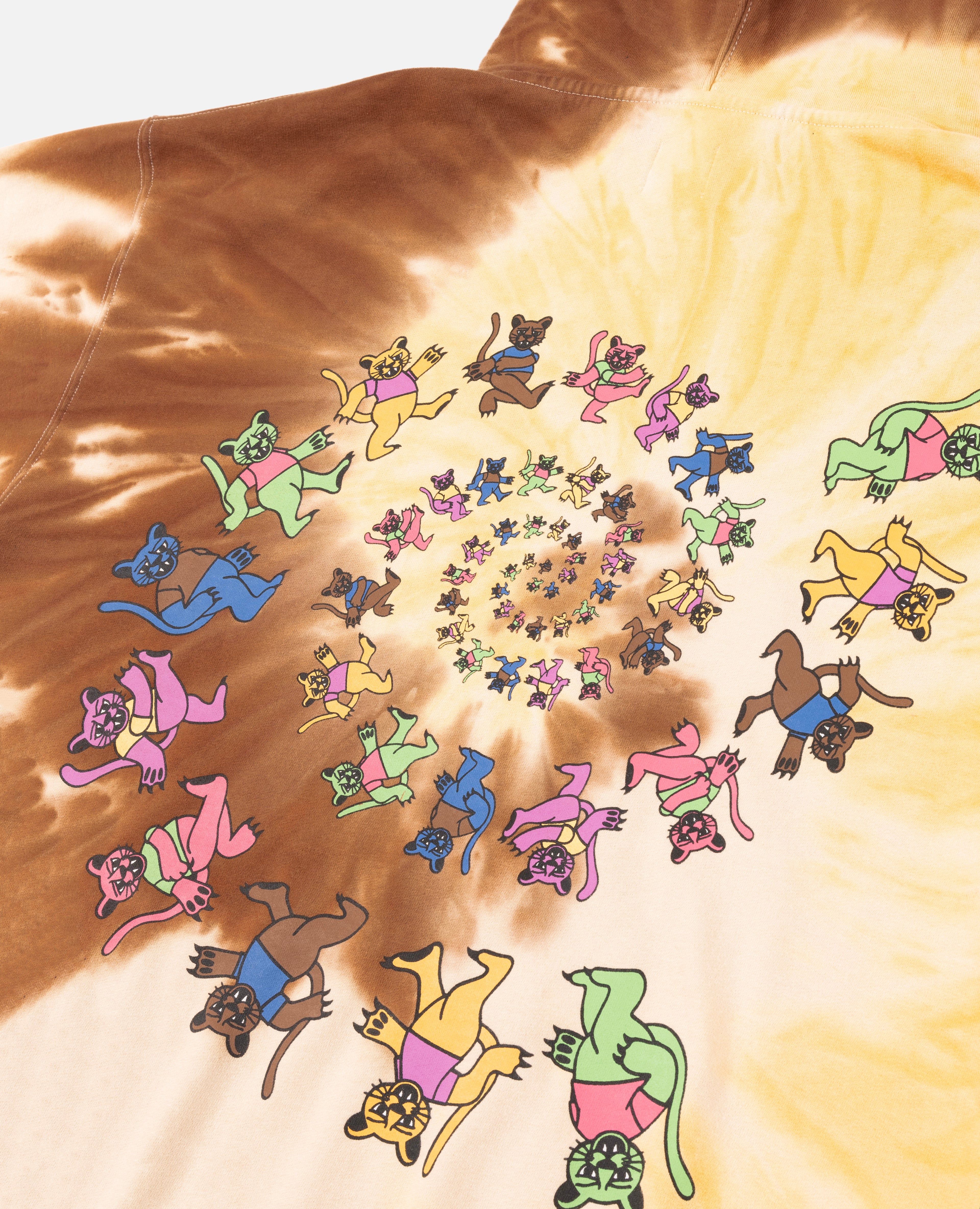 Patta Tie Dye Swirl Boxy Hooded Sweater (Tapioca) sold by Patta product image thumbnail 4