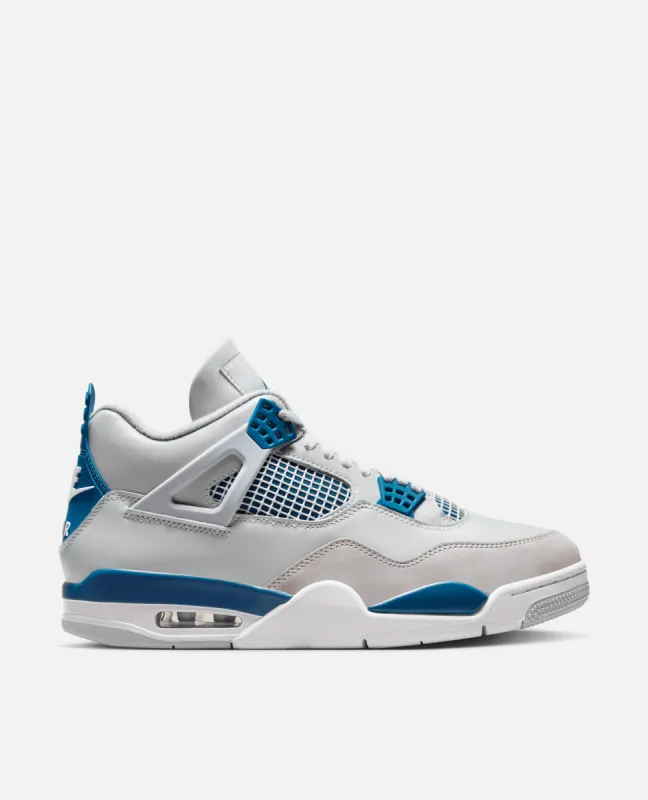 Nike Air Jordan 4 Retro (Off White/Military Blue-Neutral Grey) sold by Patta