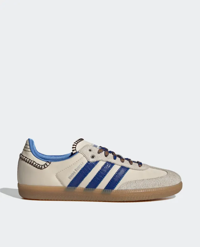 adidas Samba Nylon Wales Bonner (Wonder Clay/Royal Blue/Wonder White) sold by Patta