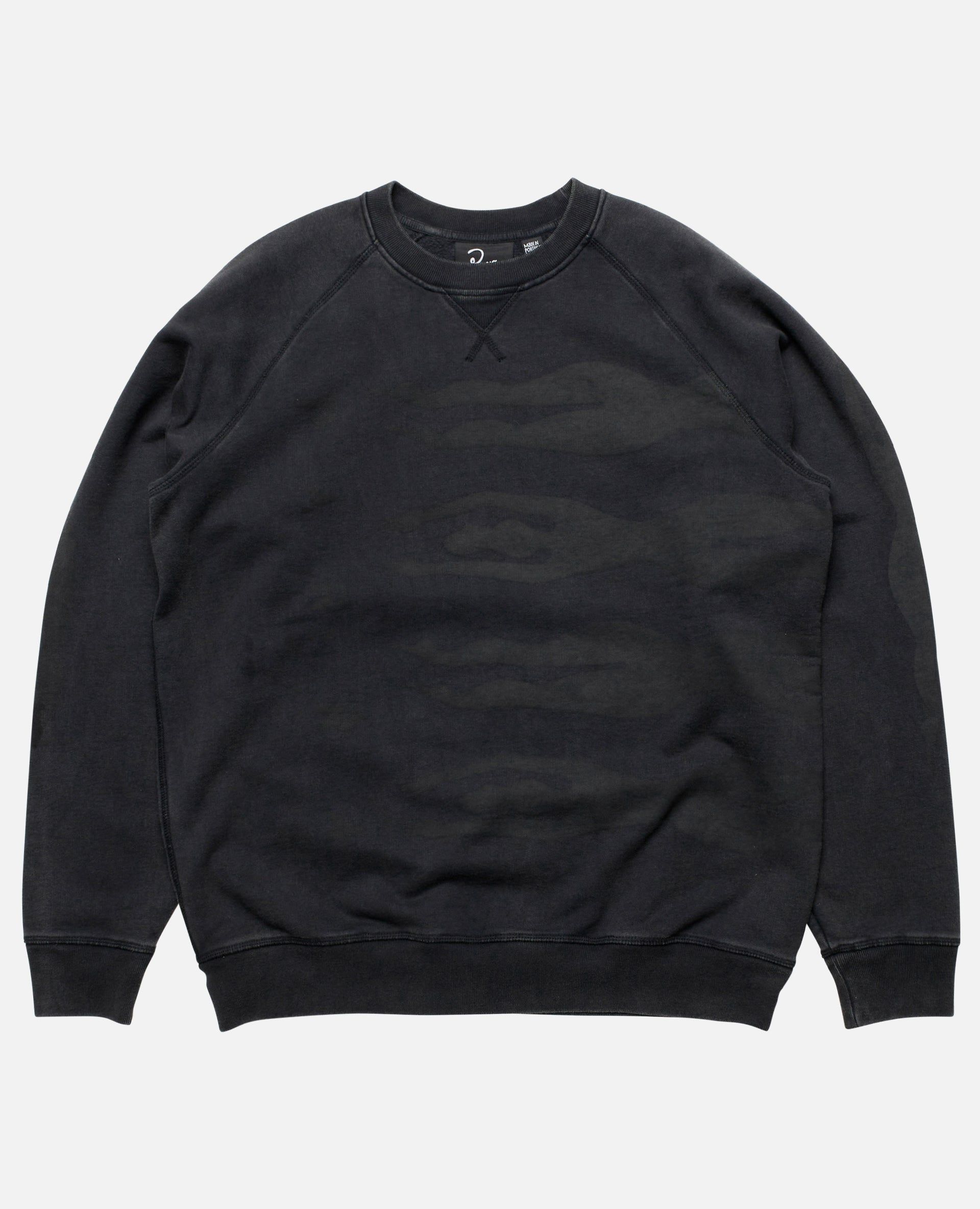 byParra Swimming with Pets Crew Neck Sweatshirt (Asphalt Grey) sold by Patta