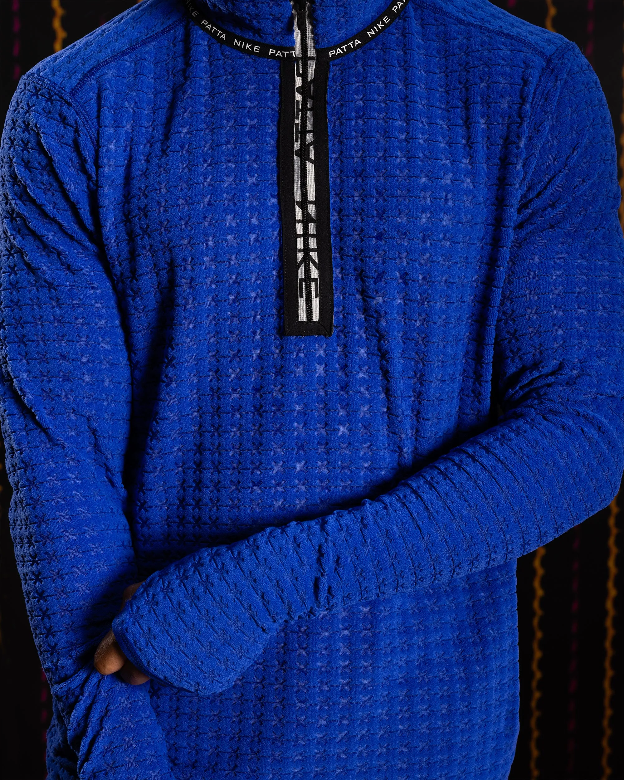 Nike x Patta Running Team Half-Zip Longsleeve (Deep Royal Blue) sold by Patta product image thumbnail 5