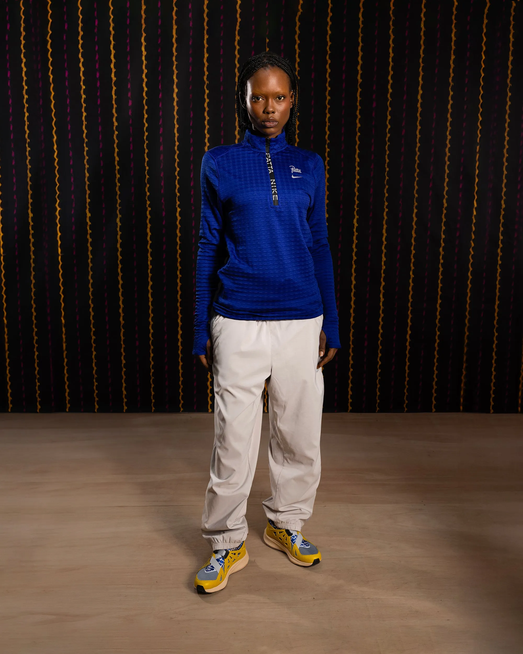 Nike x Patta Running Team Half-Zip Longsleeve (Deep Royal Blue) sold by Patta product image thumbnail 3