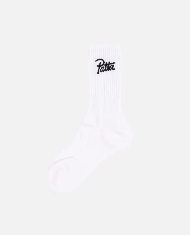 Patta Basic Sport Socks 1-Pack (White) sold by Patta