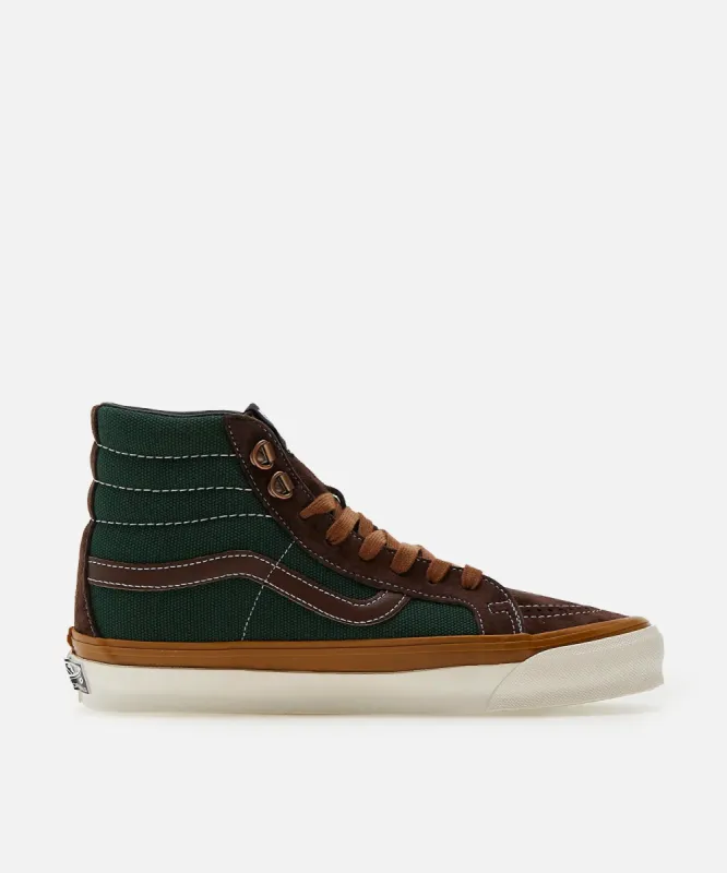Vans Vault OG Sk8-Hi LX (Brown/Green) sold by Patta
