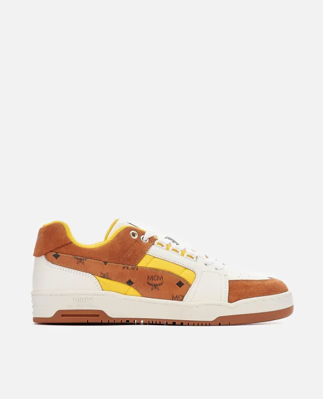 Puma x MCM Slipstream Lo (Bright White-Vibrant Yellow) sold by Patta