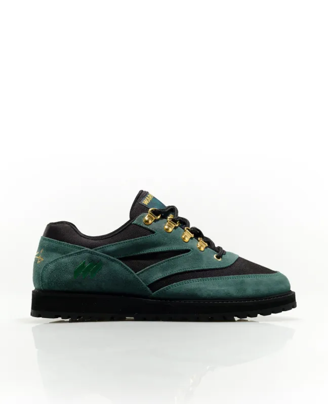 Warrior Sports Shoes Matterhorn Wiki (Black-Green) sold by Patta