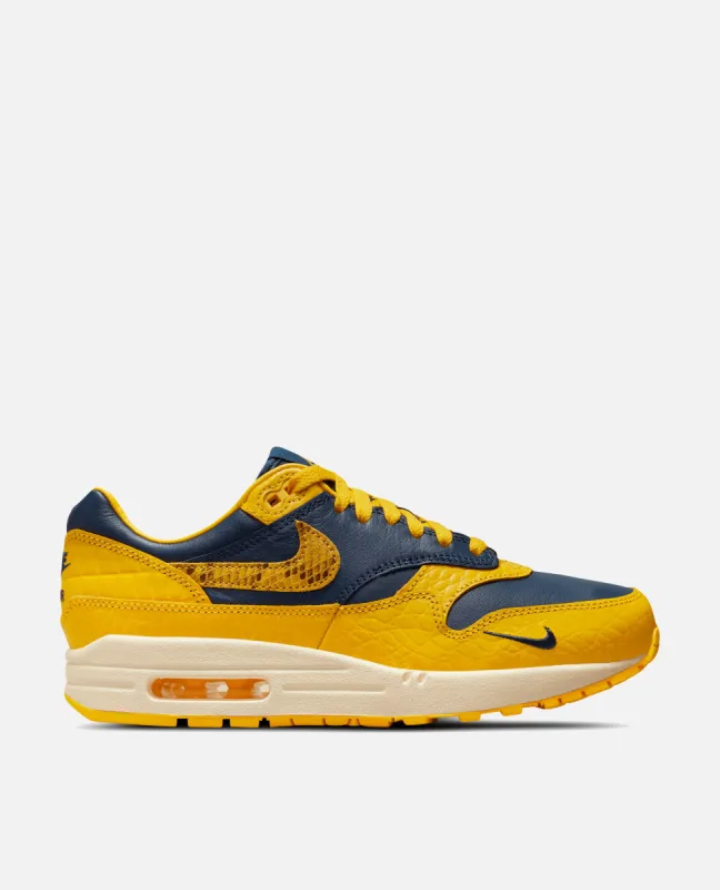Nike WMNS Air Max 1 PRM Varsity Maize (Midnight Navy/Varsity Maize-Natural) sold by Patta