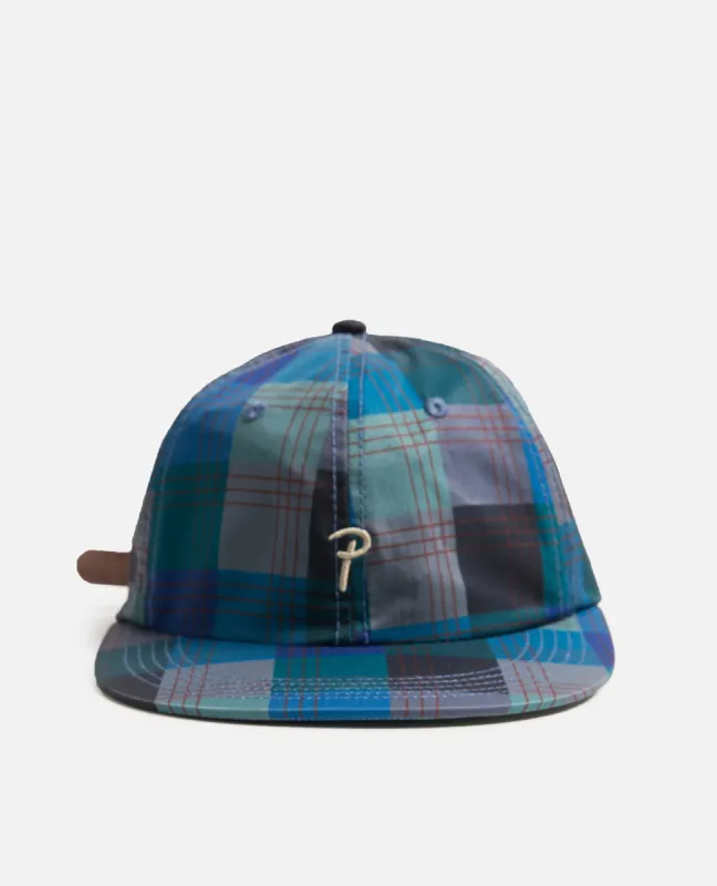 Patta Script P Sports Cap (Blue Check) sold by Patta