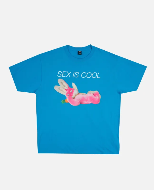 Patta Sex Is Cool T-Shirt (Fluoro Blue) made by Patta