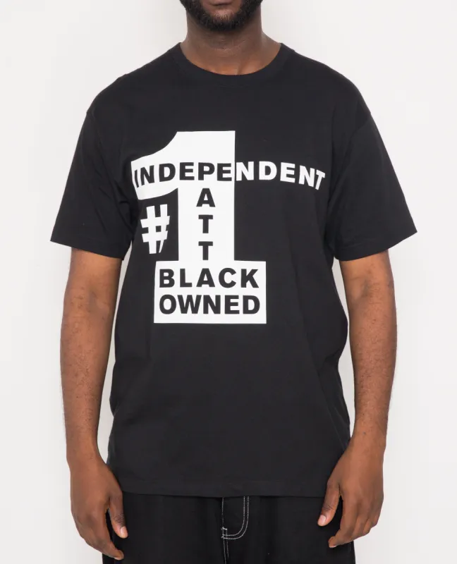 Patta Independent T-Shirt (Black) sold by Patta