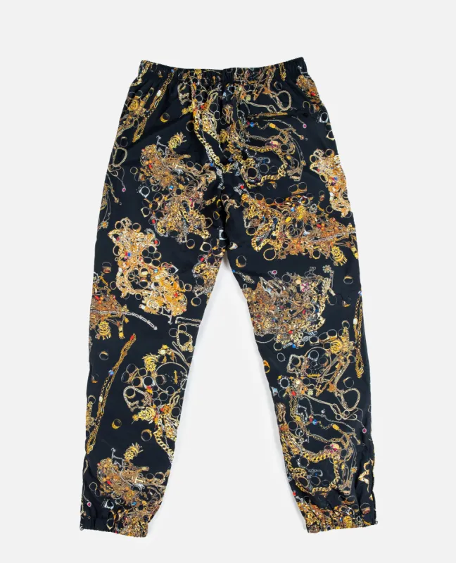 Patta Chains Track Pants (Black/Chains AOP) sold by Patta