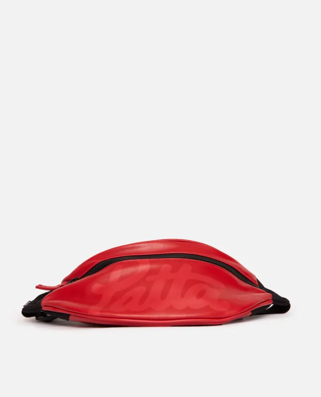 Patta Faux Leather Waistbag (High Risk Red) sold by Patta