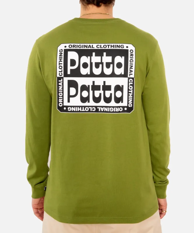 Patta Original Clothing Longsleeve T-Shirt (Calliste Green) made by Patta