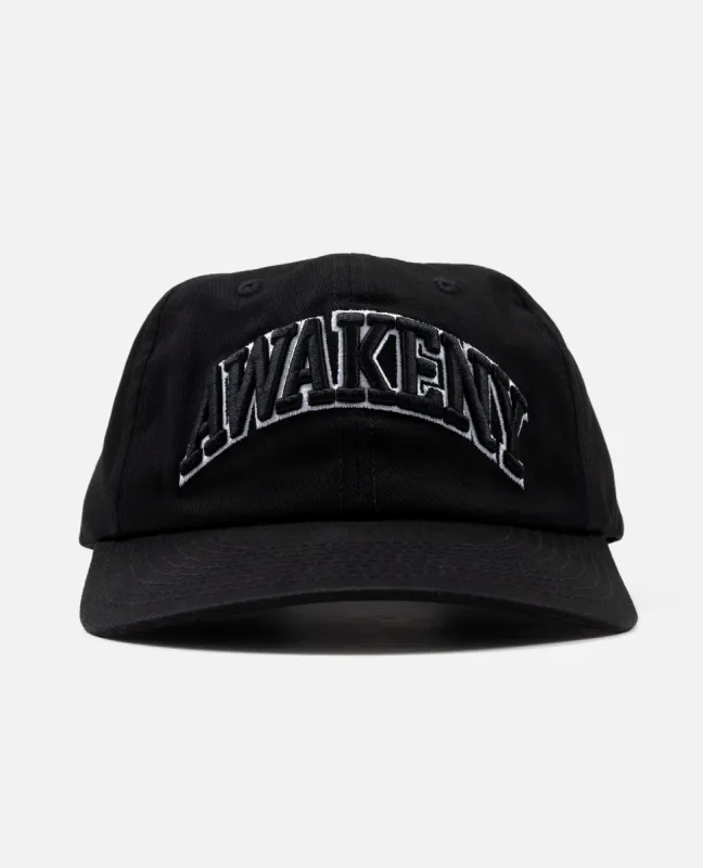 Awake NY 6 Panel Dad Hat (Black) sold by Patta