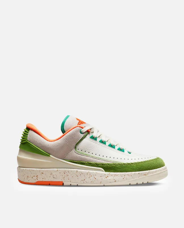 WMNS Air Jordan 2 Retro Low Titan (Sail/Safety Orange-Chlorophyll) sold by Patta