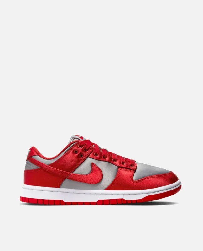WMNS NIKE DUNK LOW ESS SNKR (Medium Grey Varsity Red-White) sold by Patta