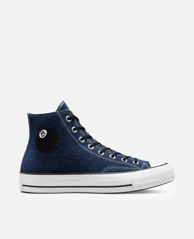 Converse x Stussy Chuck 70 Hi (Sargasso Sea/White/Black) sold by Patta
