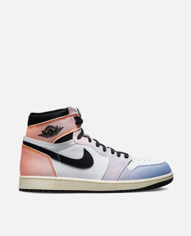Air Jordan 1 Retro High OG Craft (Vivid Orange/Black-Iced Lilac-True Blue) sold by Patta