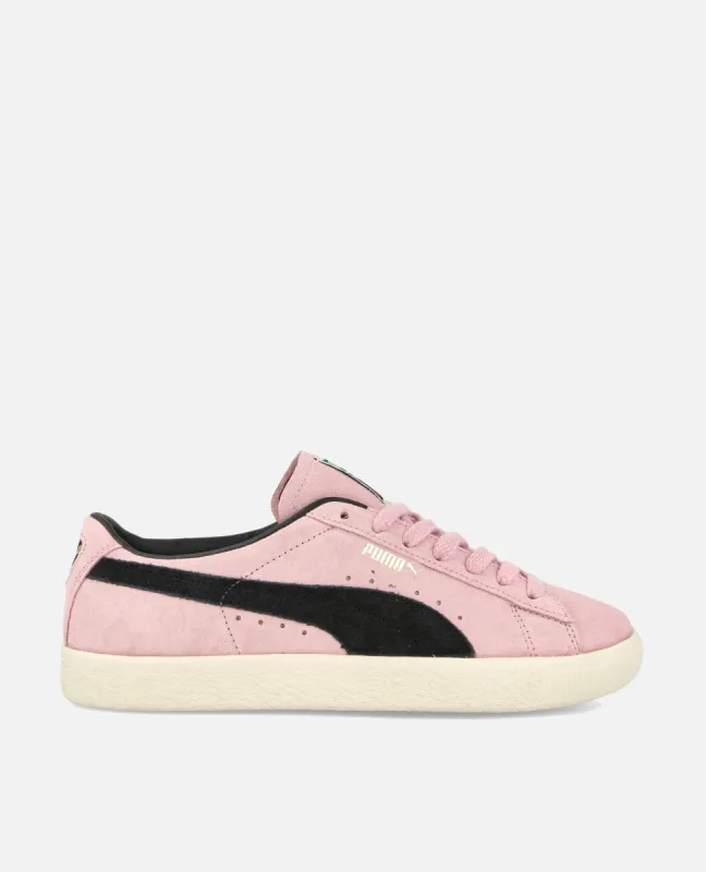 Puma Suede VTG (Pearl Pink-PUMA Black-Frosted Ivory) sold by Patta