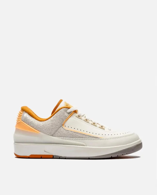 Air Jordan 2 Retro Low (Sail/Melon Tint-Light Curry-Cobblestone) sold by Patta