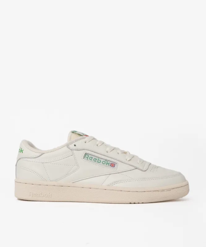 Reebok Club C 1985 TV (Chalk/Paperwhite/Green) sold by Patta