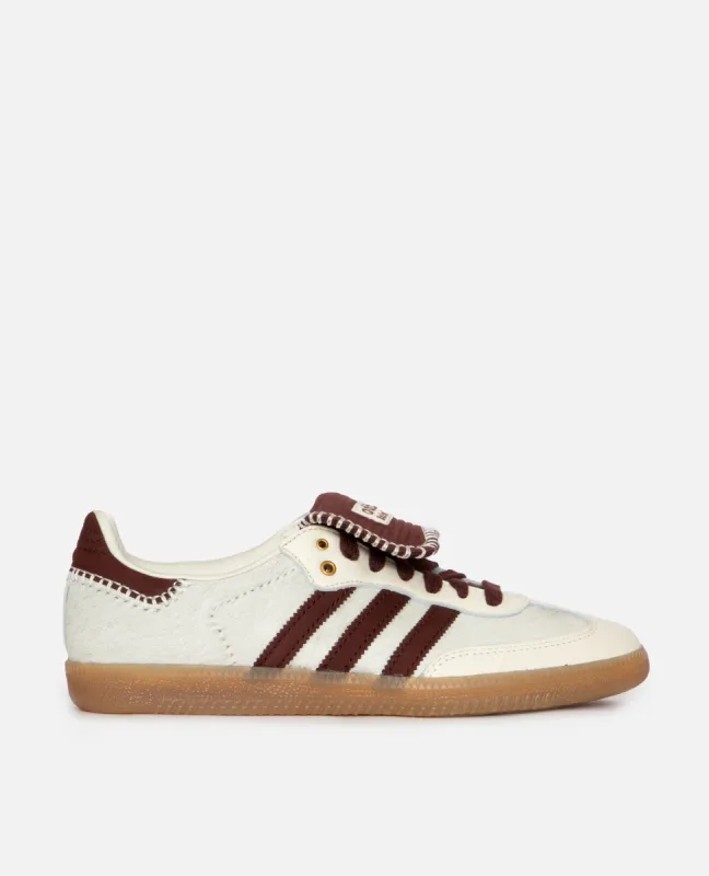 Adidas Wales Bonner Pony Tonal Samba (Cream White/Mystery Brown-Cream White) sold by Patta