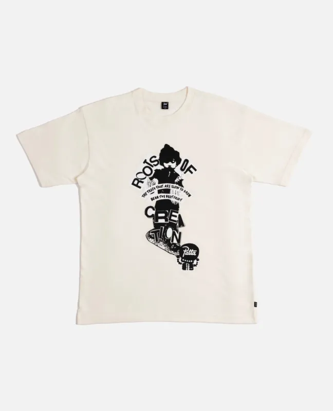 Patta Roots T-Shirt (Whisper White) sold by Patta