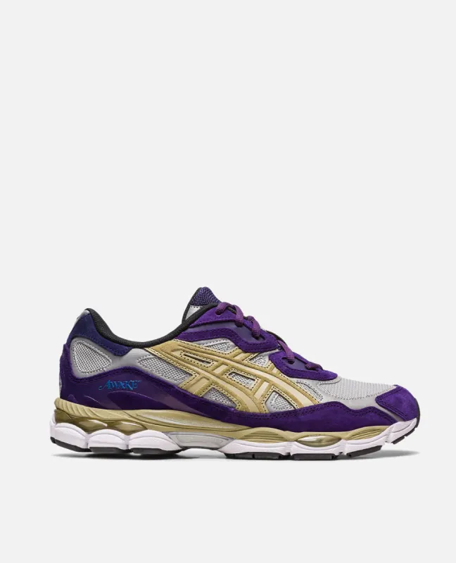 Asics x Awake Gel-NYC (Pure Silver/Gothic Grape) sold by Patta