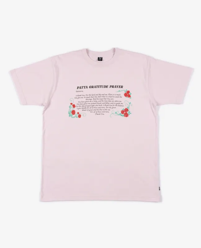 Patta Prayer T-Shirt (Lavender Fog) sold by Patta