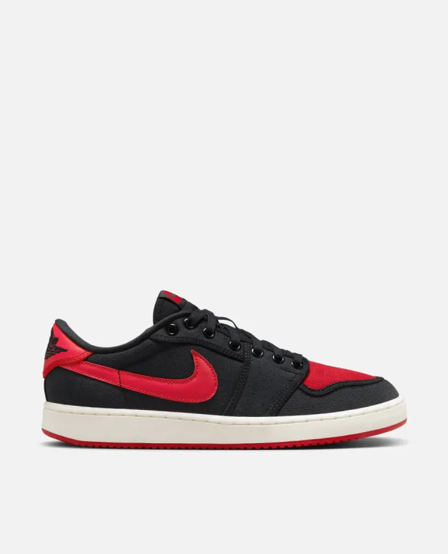 Air Jordan 1 KO Low (Black/Varsity Red-Sail) sold by Patta