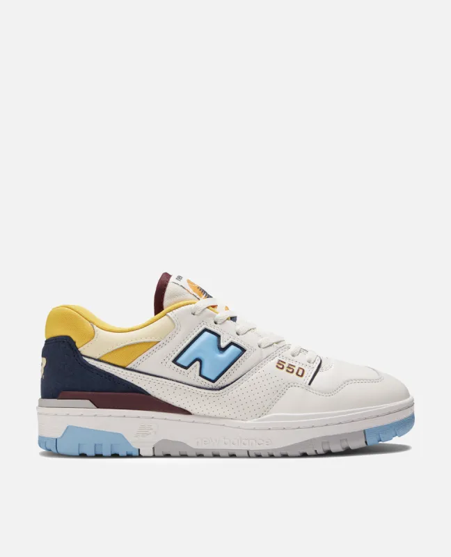 New Balance 550 (Sea Salt/Team Carolina/Honeycomb) sold by Patta