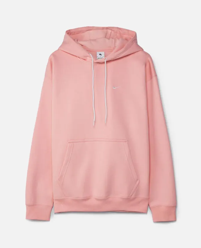 NikeLab Solo Swoosh Fleece Hooded Sweater (Bleached Coral/White) sold by Patta