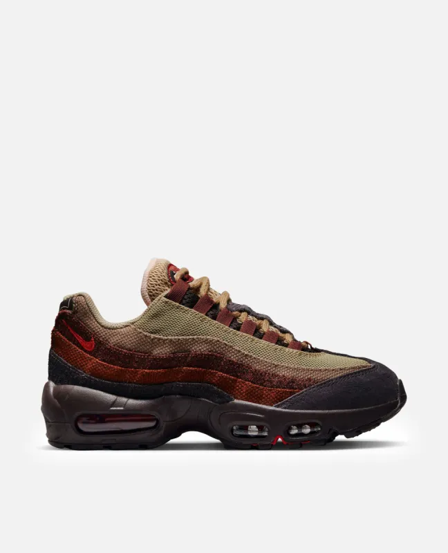 WMNS Nike Air Max 95 (Brown Basalt/University Red-Oxen Brown) sold by Patta