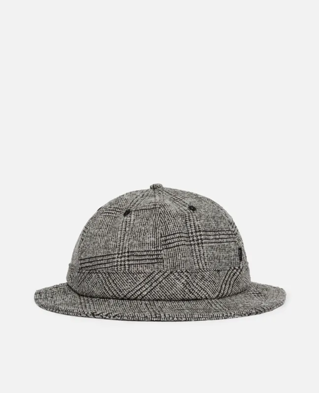 Patta POW Check Bell Hat (Dark Gull Gray/Black) made by Patta