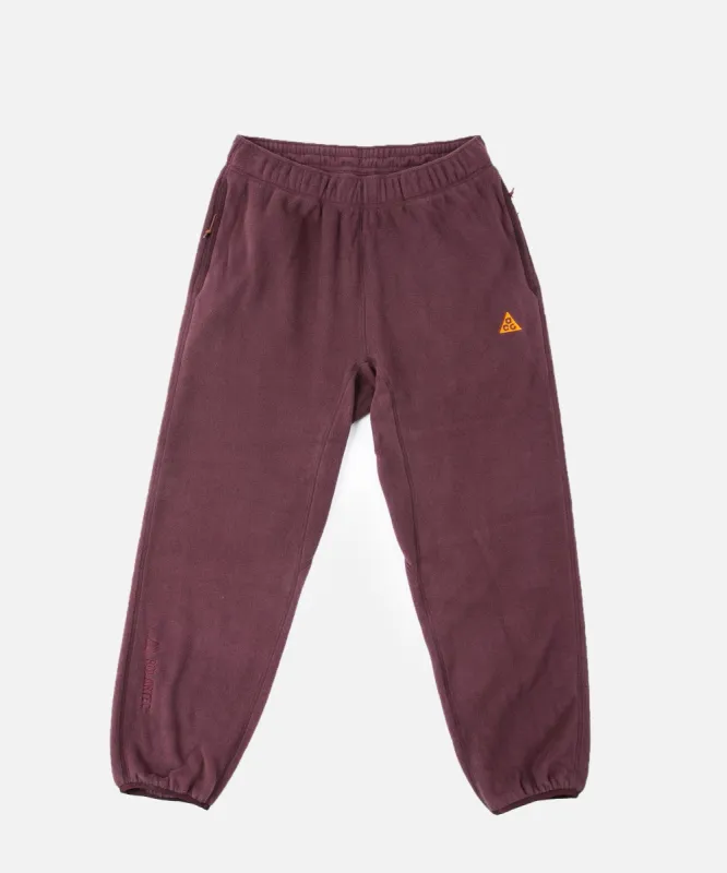 Nike NRG ACG Wolf Tree Polar Fleece Pants (Deep Burgundy) sold by Patta