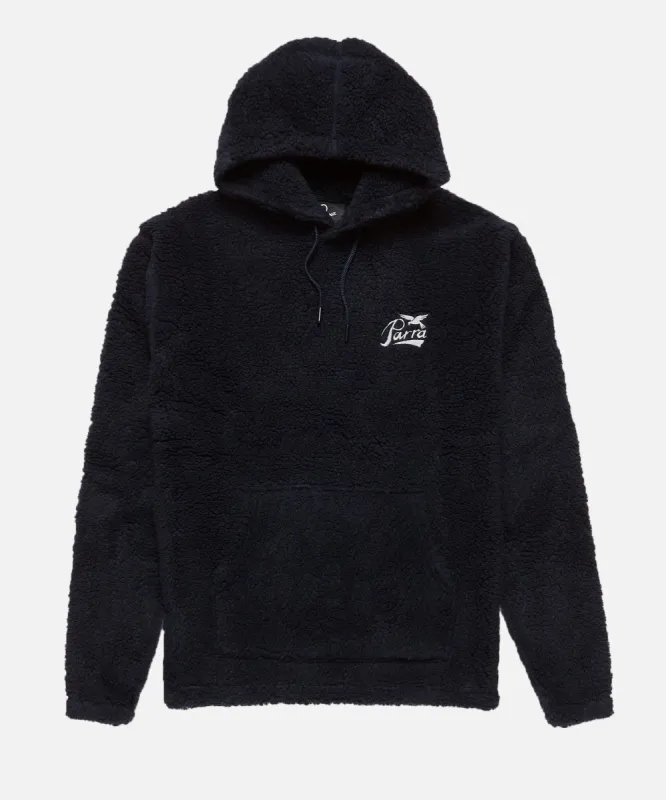 byParra Pencil Bird Polar Fleece Pullover (Black) sold by Patta