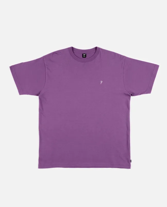 Patta Basic Script P T- Shirt (Crushed Grape) sold by Patta