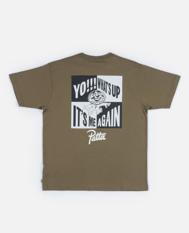 Patta Yo What'S Up T-Shirt (Tarmac) sold by Patta