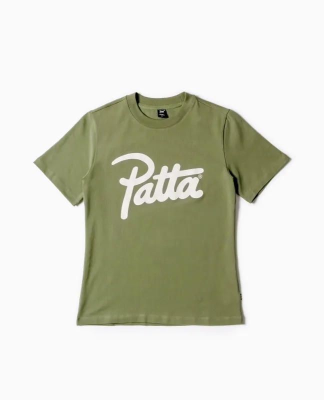 Patta Femme Basic Fitted T-Shirt (Olivine) sold by Patta