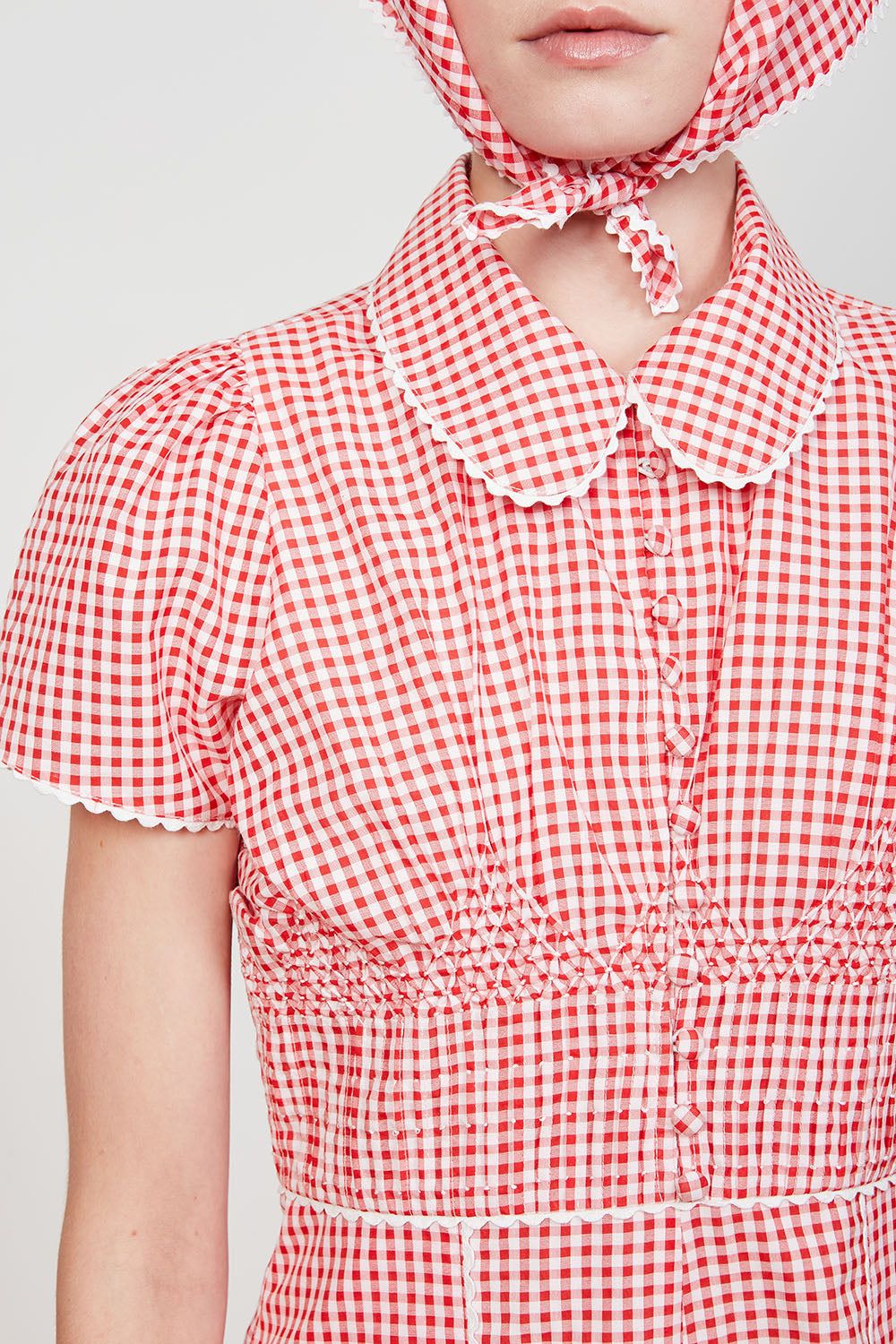 Combinaison en coton motif vichy sold by Paul & Joe product image thumbnail 3