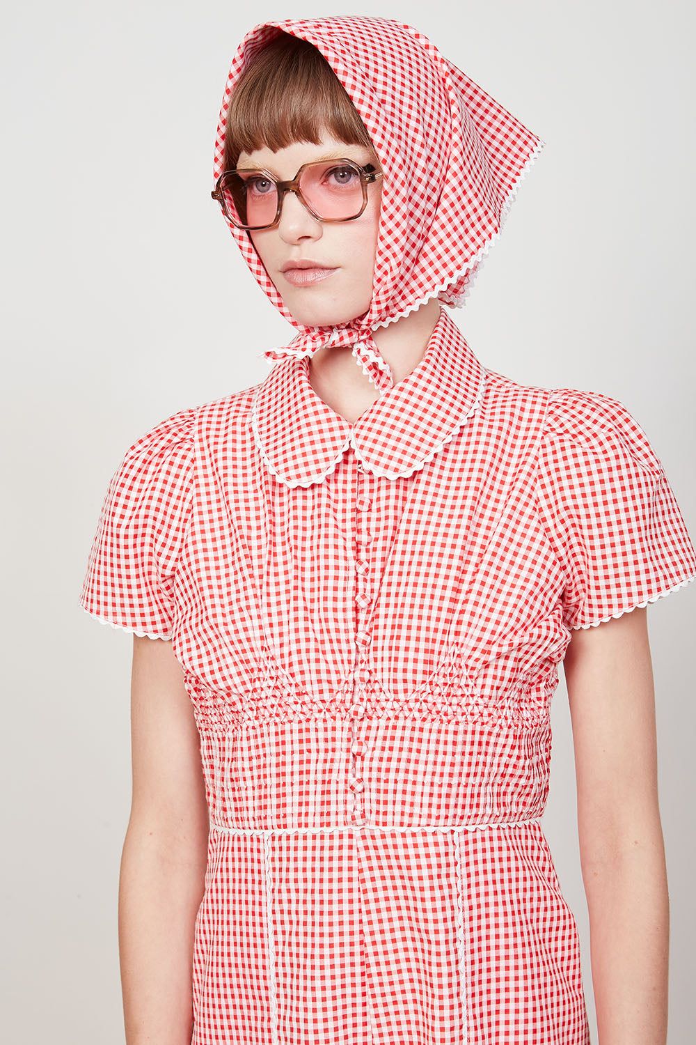 Combinaison en coton motif vichy sold by Paul & Joe product image thumbnail 4